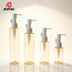 Customized Wholesale 50ml, 80ml, 100ml, 120ml Transparent PET Flat-Top Plastic Bottles, Suitable for Packaging Cosmetics, Body Lotions and Shampoos.