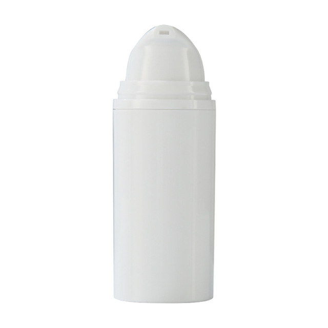 15ml 30ml 50ml White Airless Pump Bottles, Frosted Matte Vacuum Cosmetic Container for Serum Lotion Essence, Custom Logo Skincare Packaging Bulk Wholesale
