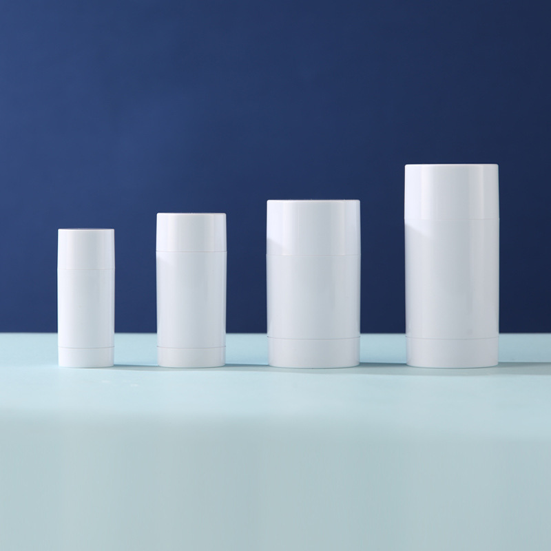 15g 20g 30g 50g Twist Up Deodorant Stick Tubes, Custom Color Rotating Empty Lip Balm Container, Refillable Solid Perfume Cosmetic Stick Packaging Custom Logo Wholesale Vessel
