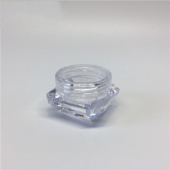 Customized wholesale of 2g, 3g and 5g diamond cream jars, glitter jars, trial sample jars, and portable bag packaging
