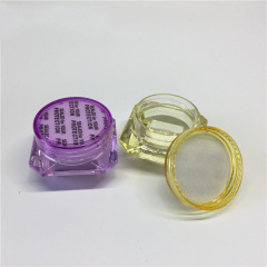 Customized wholesale of 2g, 3g and 5g diamond cream jars, glitter jars, trial sample jars, and portable bag packaging