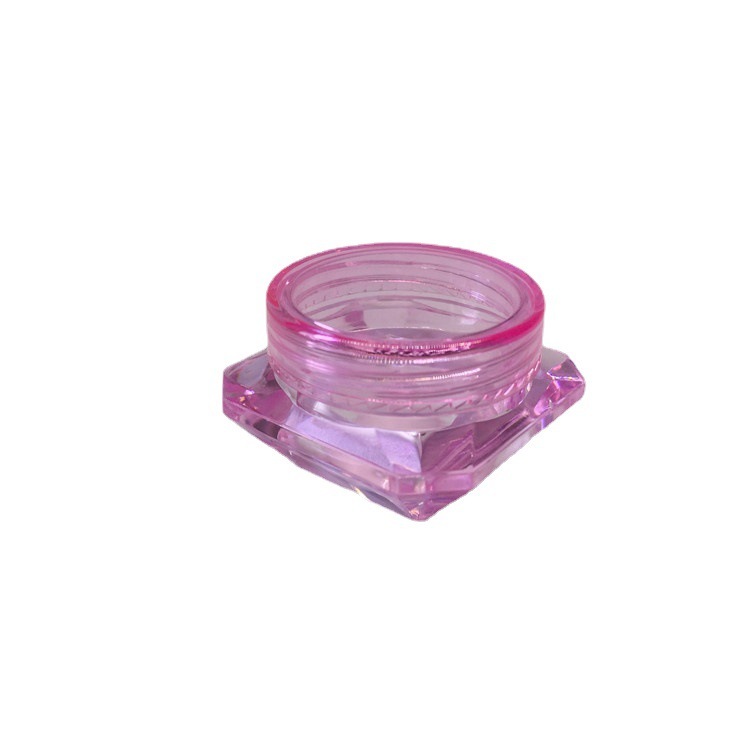 Customized wholesale of 2g, 3g and 5g diamond cream jars, glitter jars, trial sample jars, and portable bag packaging