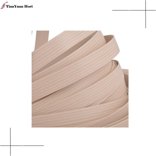 Factory direct door edge banding wood edging strip PVC plastic wood grain edge strips