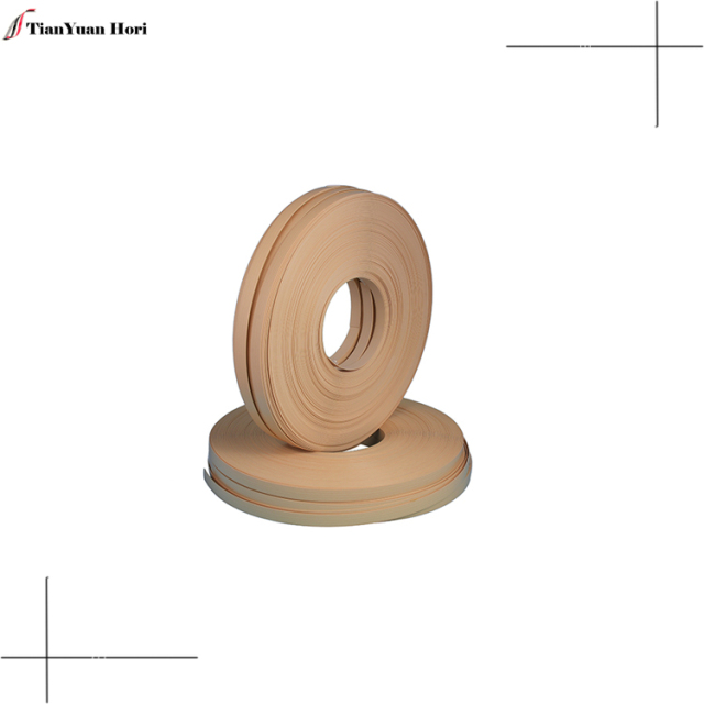 Hot selling cabinet edge bands pvc plastic wood grain edge tape pvc door edge banding