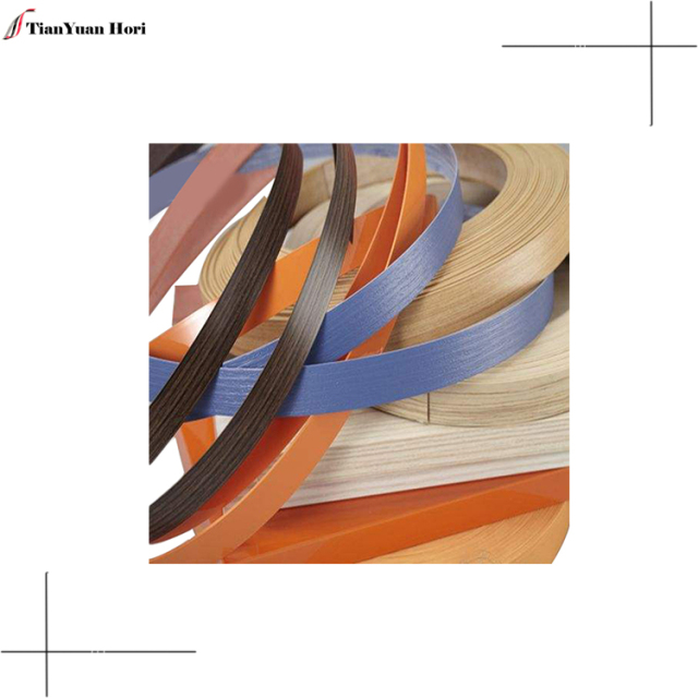 Hot selling new product cheap Plastic Shelf Edge Banding For Plywood For Sheet Wood Birch Wood Veneer PVC Edge Banding