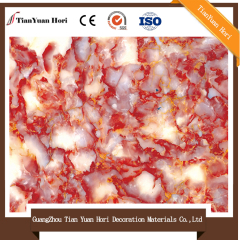 red textured stone effect wallpaper