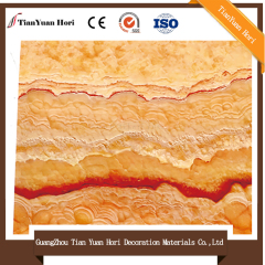 sandstone brick textured wallpaper bedroom