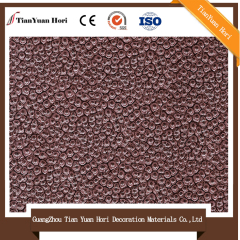 faux cream stacked stone wallpaper