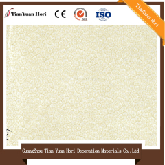 faux cream stacked stone wallpaper