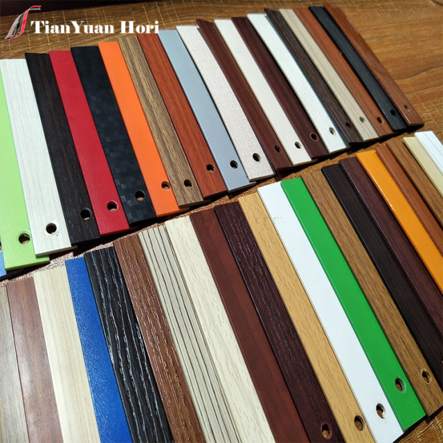 Direct wholesale aluminum chrome edge banding brass edge banding plywood  edge trim