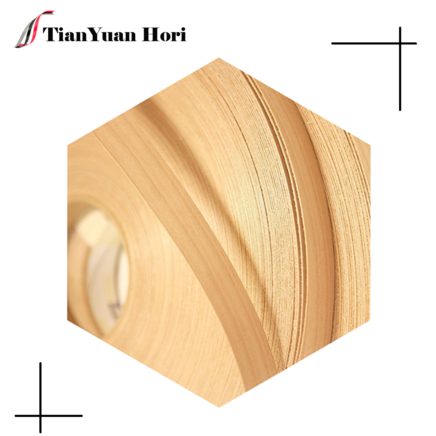 PVC wood grain series edge banding strips factory outlet high quality decoration material