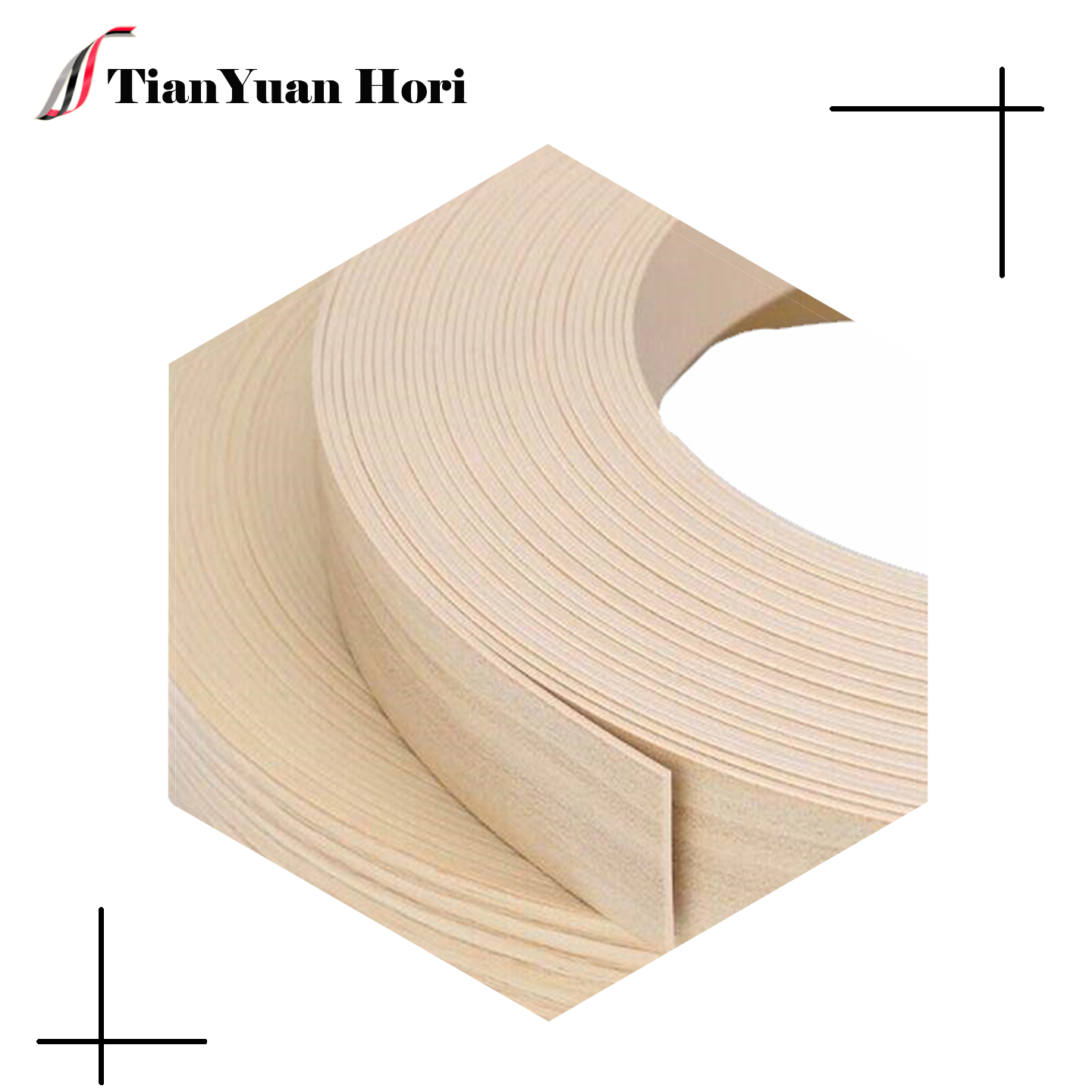 PVC wood grain series edge banding strips china manufacturer high quality decoration material