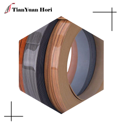 furniture Wood Grain high gloss PVC wood grain series edge banding strips china manufacturer