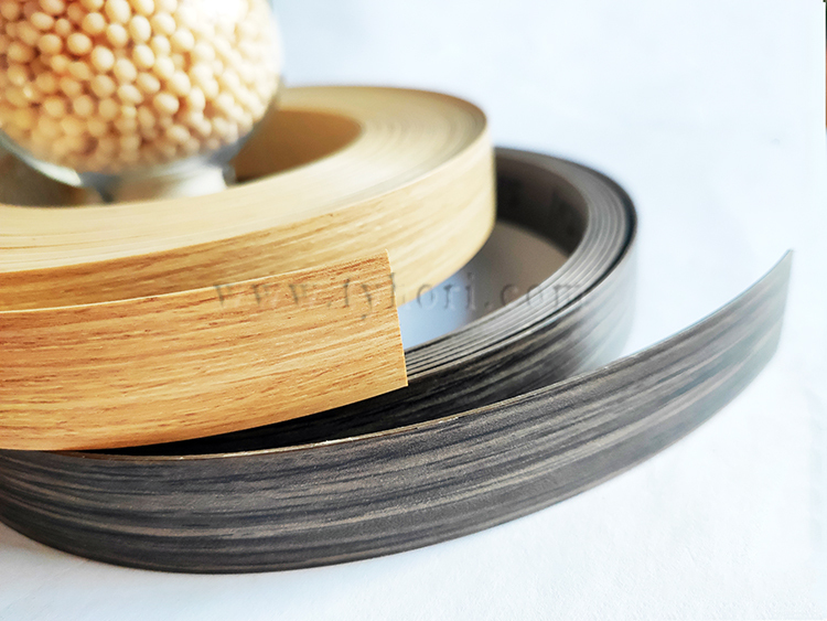 PVC wood grain series edge banding strips factory outlet high quality decoration material