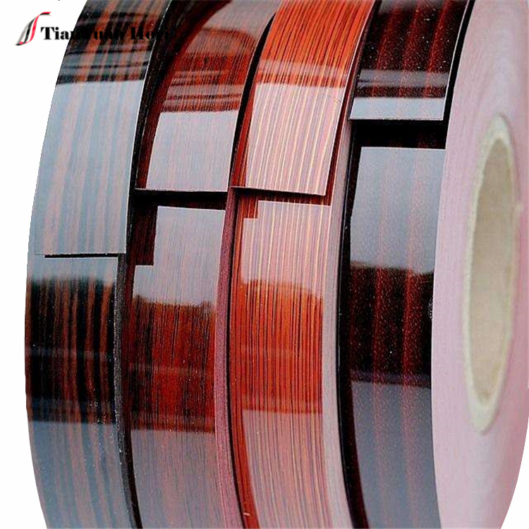 furniture Wood Grain high gloss PVC wood grain series edge banding strips china manufacturer high quality decoration material