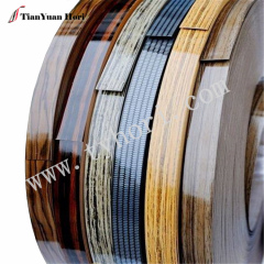 furniture Wood Grain high gloss PVC wood grain series edge banding strips china manufacturer high quality decoration material