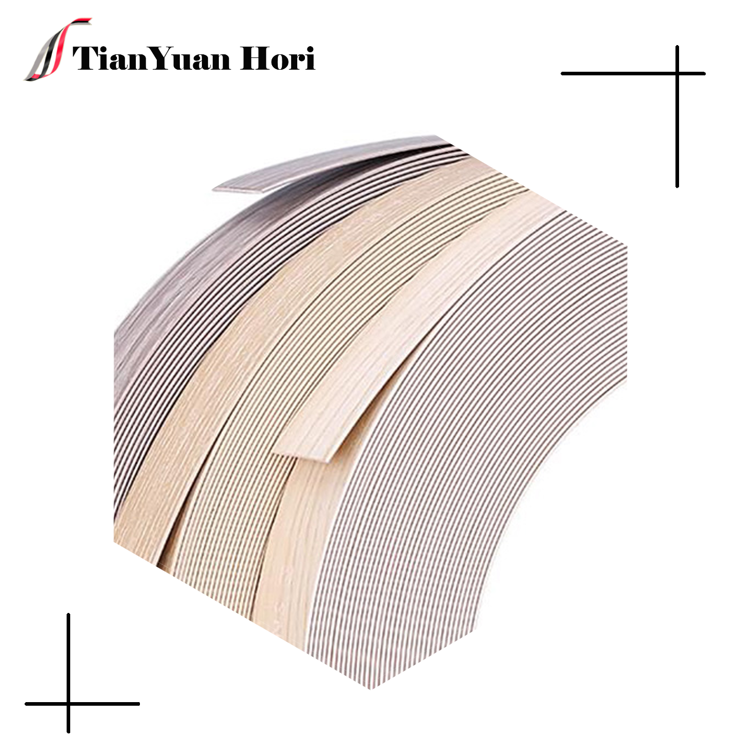 PVC wood grain series edge banding strips plastic cabinet factory outlet high quality