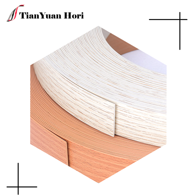 PVC wood grain series edge banding strips plastic cabinet factory outlet cheap