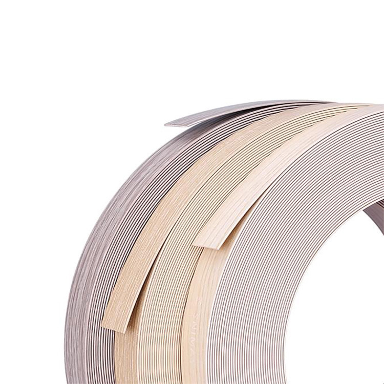 PVC wood grain series edge banding strips plastic cabinet factory outlet high quality
