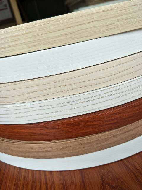 PVC wood grain series edge banding strips decoration material plastic furniture easy to use