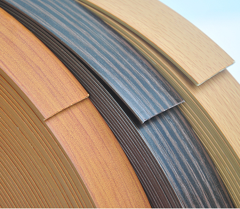 PVC wood grain series edge banding strips decoration material factory outlet plastic furniture easy to use