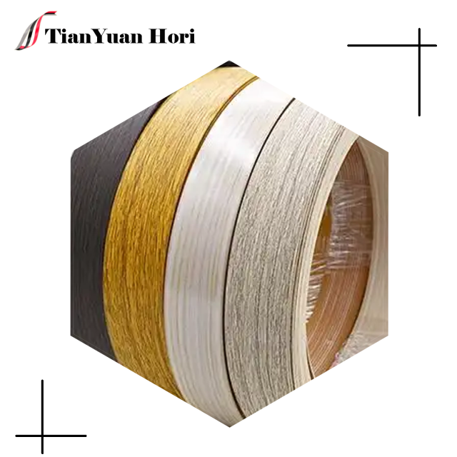 PVC wood grain series edge banding strips factory outlet meticulously crafted popular decoration material