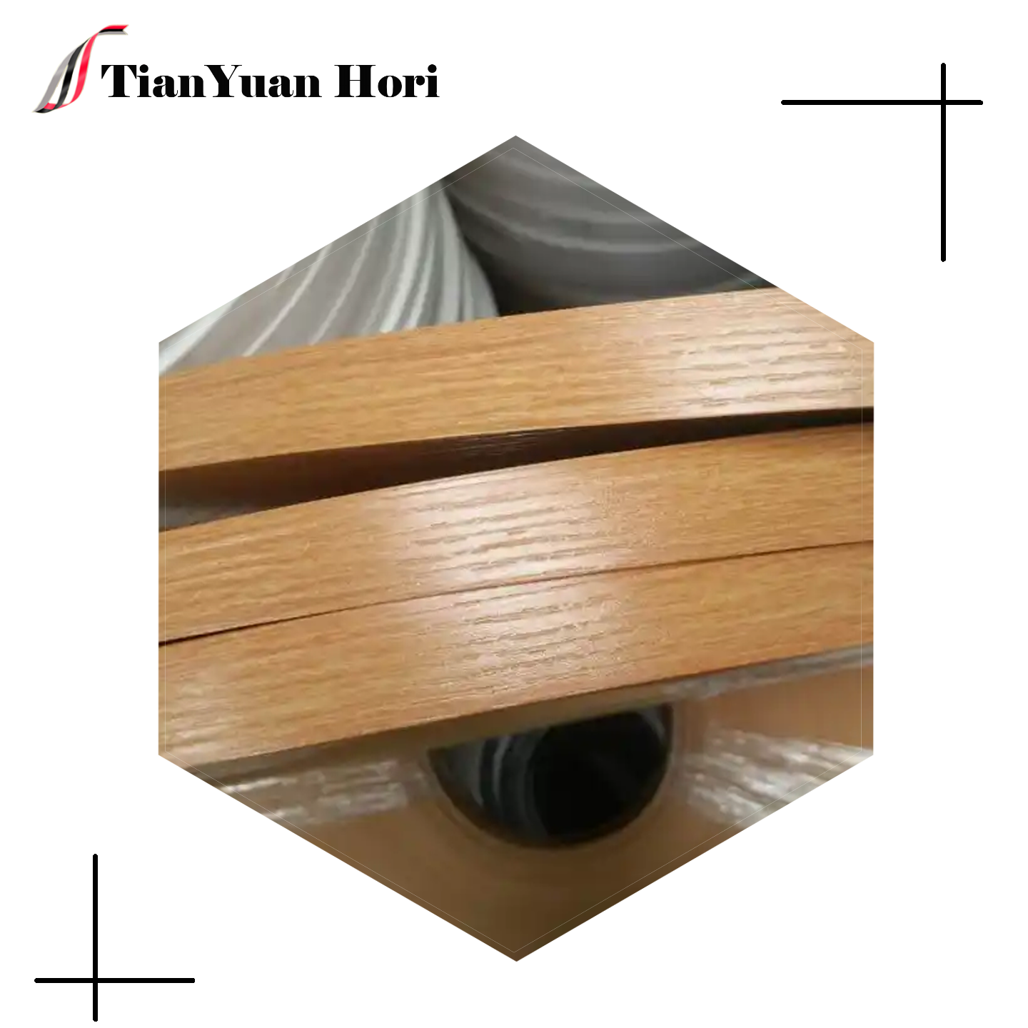 PVC wood grain series edge banding strips decoration material factory outlet meticulously crafted various hot sell