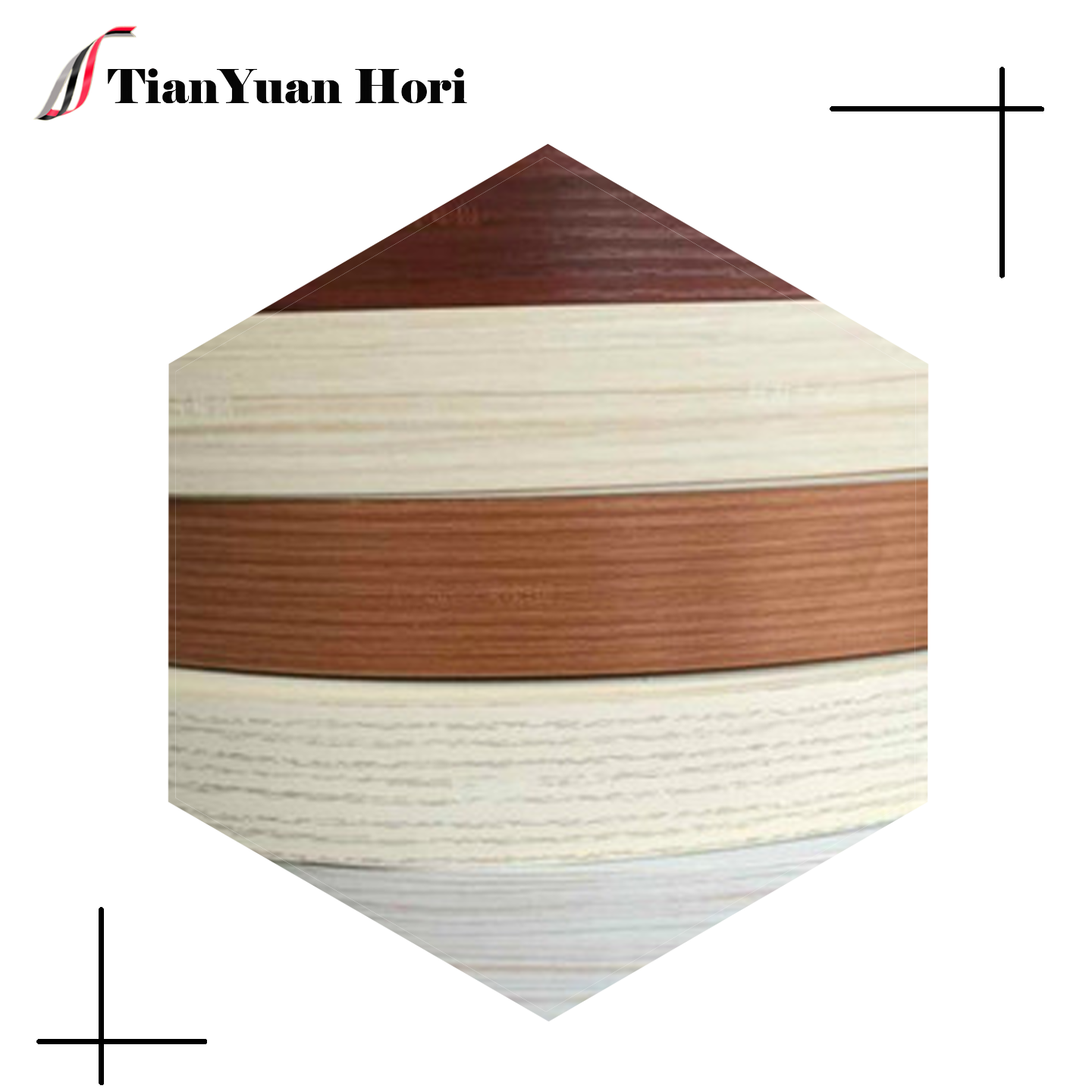 PVC wood grain series edge banding strips new product fashion high quality factory outlet meticulously crafted