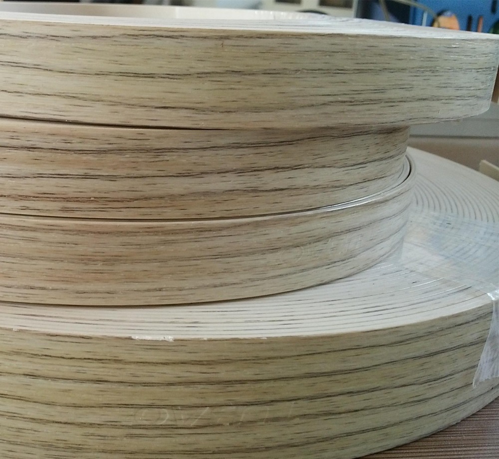 PVC wood grain series edge banding strips high quality decoration material factory outlet pop