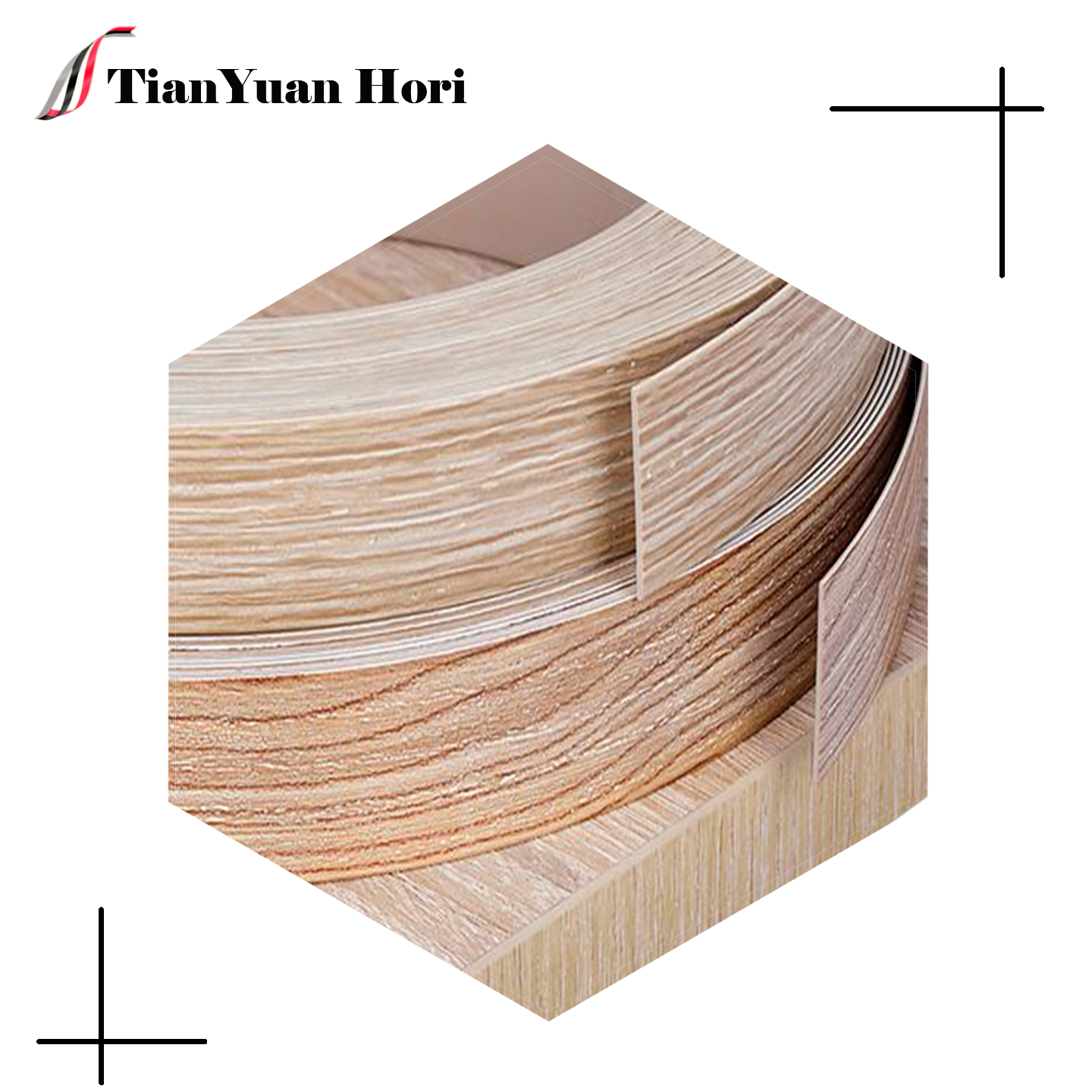 wood grain series edge banding strips plastic cabinet high quality factory outlet cheap price decoration material