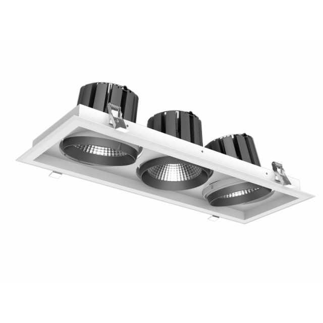 CL99 30W 60W 90W Square Recessed Downlight,LED Downlights for Supermarkets & Retail Stores | Voxreal Fixture
,Supermarket, Retail Chain Gondola Shelves and LED Lighting Manufacturer. 