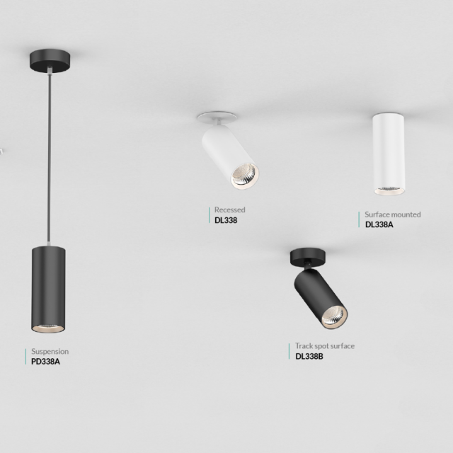 338 Series Pandent light/Track lighti/ Downlight,LED Downlights for Supermarkets & Retail Stores | Voxreal Fixture
,Supermarket, Retail Chain Gondola Shelves and LED Lighting Manufacturer. 