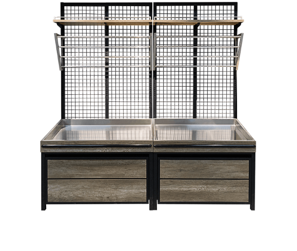 Fruit And Vegetable Racks,Retail Fixtures, Gondola Shelving & LED Lighting | Voxreal Fixture
,Supermarket, Retail Chain Gondola Shelves and LED Lighting Manufacturer. 