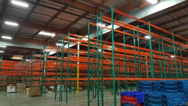 American Pallet Racking Welded Type Steel Teardrop Racking System,Warehouse Storage Solutions & Racks | Voxreal Fixture
,Supermarket, Retail Chain Gondola Shelves and LED Lighting Manufacturer. 