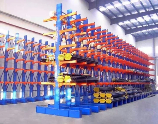 Medium Duty Timber and Construction Industry Storage Rack Roll Formed Steel Cantilever Arm Rack,Warehouse Storage Solutions & Racks | Voxreal Fixture
,Supermarket, Retail Chain Gondola Shelves and LED Lighting Manufacturer. 