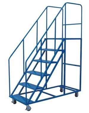 Warehouse Climbing Truck Flexible Ladder Trolley,Warehouse Pallet Racking Accessories | Voxreal Fixture
,Supermarket, Retail Chain Gondola Shelves and LED Lighting Manufacturer. 