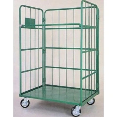 Distribution Center Use Durable Steel Big Capacity U Type Folding Logistics Trolly Cart,Warehouse Pallet Racking Accessories | Voxreal Fixture,Supermarket, Retail Chain Gondola Shelves and LED Lighting Manufacturer. 