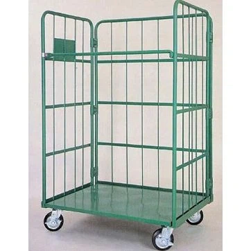 Distribution Center Use Durable Steel Big Capacity U Type Folding Logistics Trolly Cart,Warehouse Pallet Racking Accessories | Voxreal Fixture,Supermarket, Retail Chain Gondola Shelves and LED Lighting Manufacturer. 