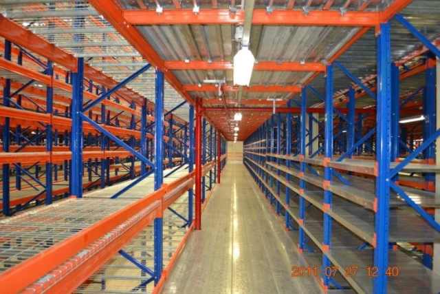 Warehouse Steel Structure Mezzanine Rack,Warehouse Storage Solutions & Racks | Voxreal Fixture
,Supermarket, Retail Chain Gondola Shelves and LED Lighting Manufacturer. 