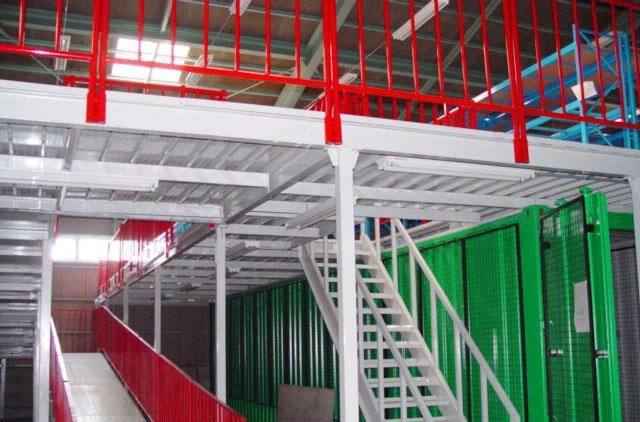 Warehouse Steel Structure Mezzanine Rack,Warehouse Storage Solutions & Racks | Voxreal Fixture
,Supermarket, Retail Chain Gondola Shelves and LED Lighting Manufacturer. 