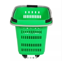 45L Grocery Store Plastic Shopping Basket,Shopping Carts & Baskets for Supermarkets | Voxreal Fixture
,Supermarket, Retail Chain Gondola Shelves and LED Lighting Manufacturer. 
