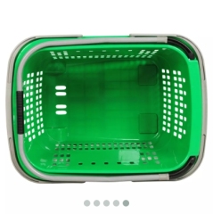 45L Grocery Store Plastic Shopping Basket,Shopping Carts & Baskets for Supermarkets | Voxreal Fixture
,Supermarket, Retail Chain Gondola Shelves and LED Lighting Manufacturer. 