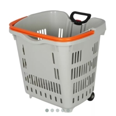 45L Plastic Shopping Basket,Shopping Carts & Baskets for Supermarkets | Voxreal Fixture
,Supermarket, Retail Chain Gondola Shelves and LED Lighting Manufacturer. 