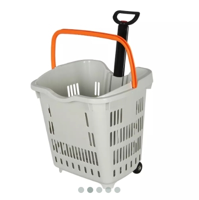 45L Plastic Shopping Basket,Shopping Carts & Baskets for Supermarkets | Voxreal Fixture
,Supermarket, Retail Chain Gondola Shelves and LED Lighting Manufacturer. 