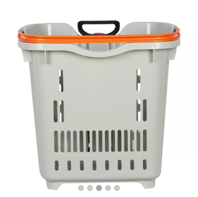 45L Plastic Shopping Basket,Shopping Carts & Baskets for Supermarkets | Voxreal Fixture
,Supermarket, Retail Chain Gondola Shelves and LED Lighting Manufacturer. 