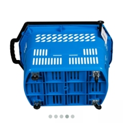 42L Big Capacity Rolling Shopping Basket,Shopping Carts & Baskets for Supermarkets | Voxreal Fixture
,Supermarket, Retail Chain Gondola Shelves and LED Lighting Manufacturer. 