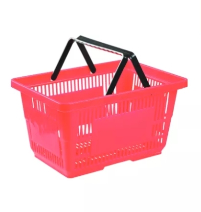 28L Hand Shopping Basket,Shopping Carts & Baskets for Supermarkets | Voxreal Fixture
,Supermarket, Retail Chain Gondola Shelves and LED Lighting Manufacturer. 