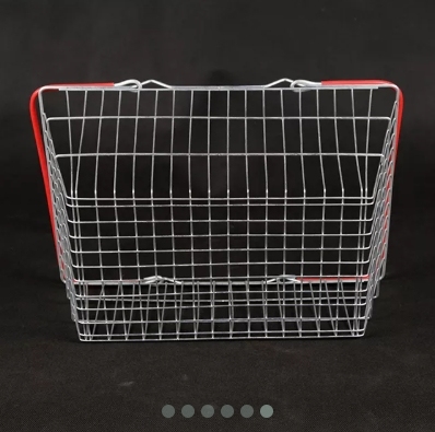 19L Metal Shopping Basket,Shopping Carts & Baskets for Supermarkets | Voxreal Fixture
,Supermarket, Retail Chain Gondola Shelves and LED Lighting Manufacturer. 