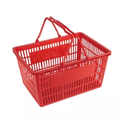 25L Double Handle Shopping Basket,Shopping Carts & Baskets for Supermarkets | Voxreal Fixture
,Supermarket, Retail Chain Gondola Shelves and LED Lighting Manufacturer. 