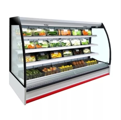 Remote Vertical Multi-deck Daily Refrigerated Air Cooling -1~7℃ Air Curtains Chiller without Door,Freezer & Refrigeration Units for Retail | Voxreal Fixture
,Supermarket, Retail Chain Gondola Shelves and LED Lighting Manufacturer. 